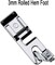 3Pcs Narrow Rolled Hem Sewing Machine Presser Foot Set (3mm, 4mm and 6mm) for All Low Shank Snap-On Singer, Brother, Babylock, Euro-Pro, Janome, Kenmore, White, Elna Sewing Machines